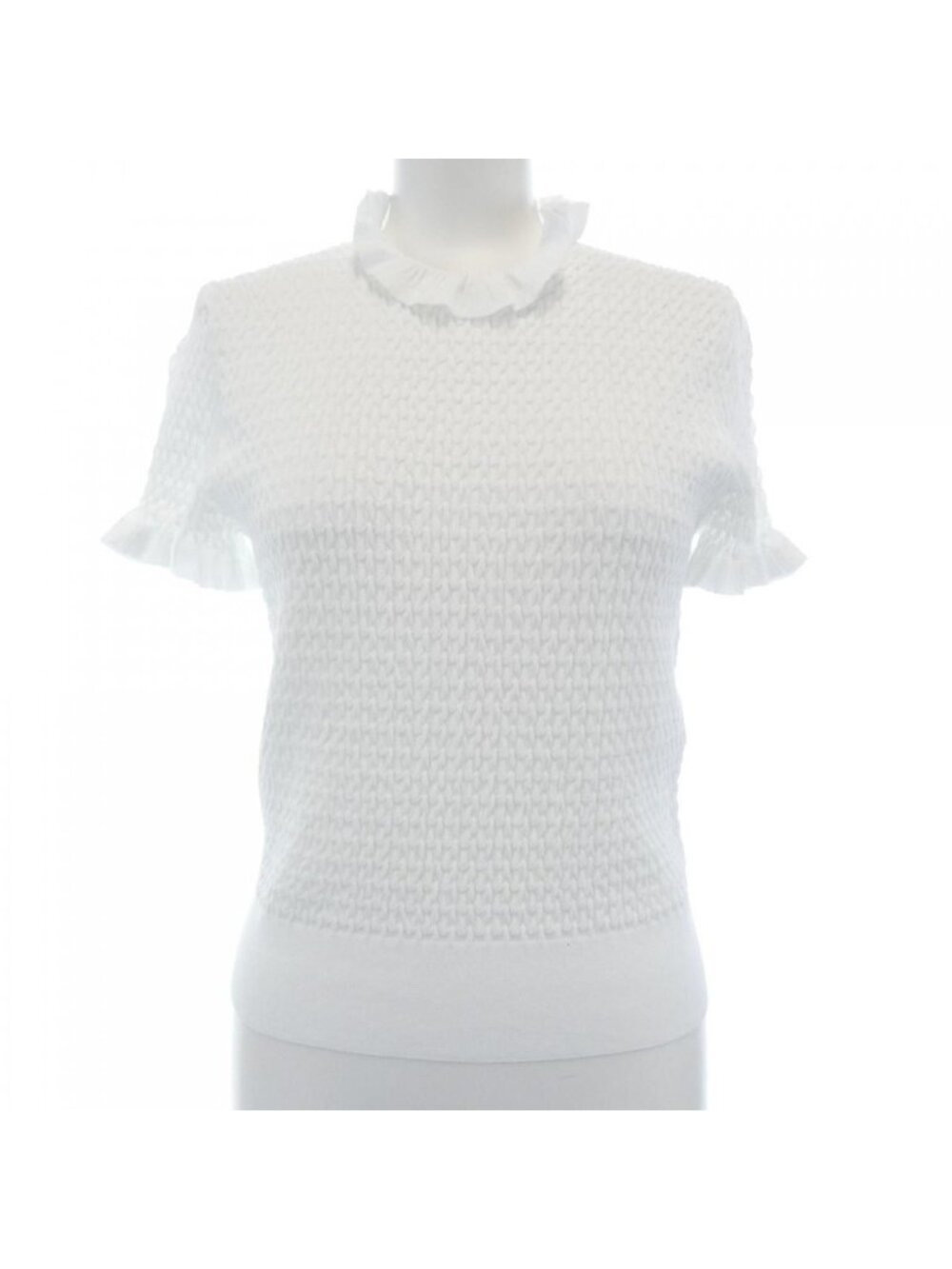 Chanel Knit Top White 34 Translucency